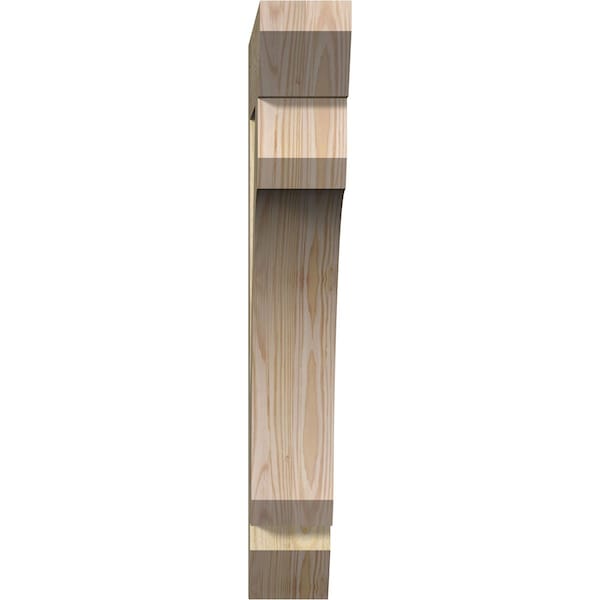 Legacy Slat Rough Sawn Bracket, Douglas Fir, 4W X 24D X 28H